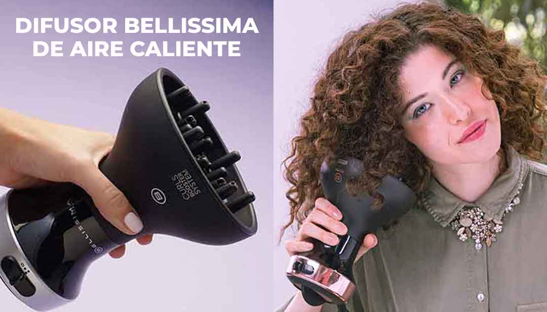 Imetec Bellissima Diffon DF1 1000 - Difusor de Aire Caliente para Cabello  Rizado 700W
