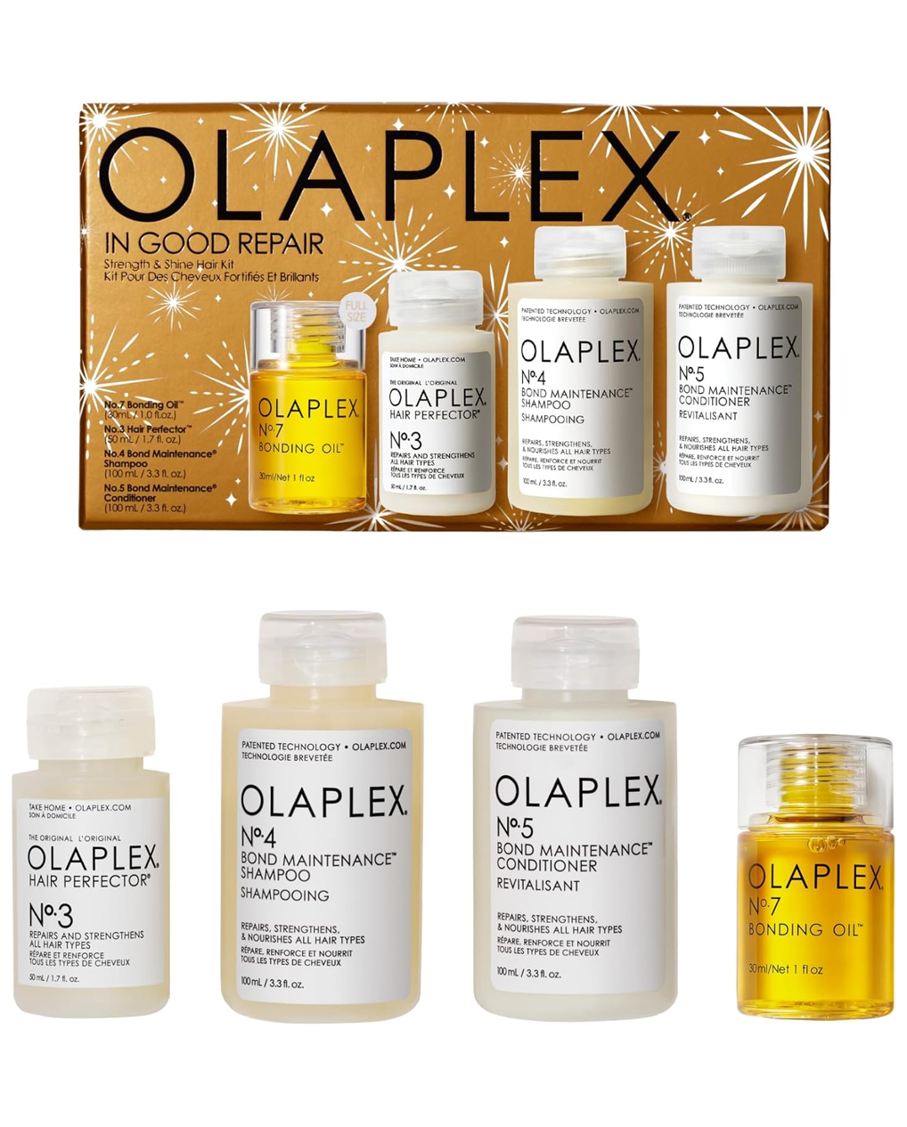 Olaplex bundle k18 #4 #5 #7 hot