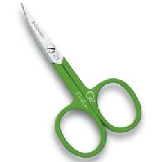 3 Claveles Parfum Tijeras de Punta Curva Para Uñas con Olor a Manzana 9cm