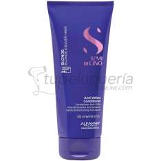 Alfaparf Milano Semi Di Lino Blonde Acondicionador Anti Amarillo Cabello Rubio 200ml