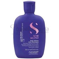 Alfaparf Milano Semi Di Lino Blonde Champú Anti Amarillo Cabello Rubio 250ml