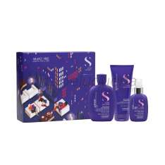 Alfaparf Milano Semi Di Lino Holiday Kit Blonde Champú + Acondicionador + Spray Cabello Rubio