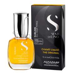 Alfaparf Semi Di Lino Sublime Cristalli Suero Iluminador Para el Cabello 15ml