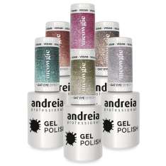 Andreia Gel Polish Esmalte Semipermanente Meowgic Cat Eye Effect Collection Edición Limitada 10,5ml