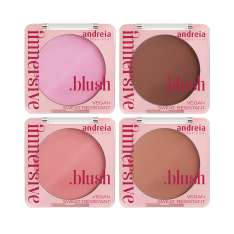 Andreia Inmersive Powder Blush Colorete Para el Rostro Acabado Luminoso o Satinado