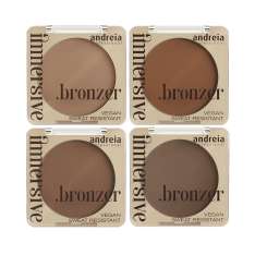 Andreia Inmersive Powder Bronzer Bronceador Para el Rostro Acabado Mate o Satinado