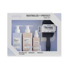 Andreia Neutralize + Protect Hair Set Champú + Mascarilla + Leave In + Cepillo