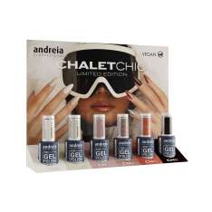 Andreia The Gel Polish Esmalte Semipermanente Chaletchic Edición Limitada Expositor 6uds
