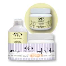 Anea Techline Curl Power Stop Frizz Pack Champú y Mascarilla Potenciador de Rizos 450ml + 450ml