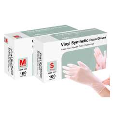 Basic Guantes De Vinilo Sintetico 100 Unidades