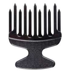 Bifull Peine Ahuecador Zig Zag Para Cabello Rizado