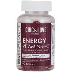 Chic & Love Energy Gummies Gominolas Para Reforzar la Energía 60uds