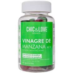 Chic & Love Gummies Gominolas con Vinagre de Manzana Para Mejorar la Salud Digestiva 60uds