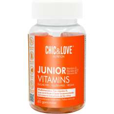 Chic & Love Junior Vitamins Gummies Gominolas con Vitaminas Para Niños 60uds