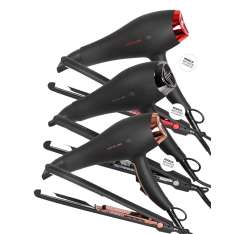 Corioliss C3 Plancha para el pelo profesional + Flow DC Secador de pelo profesional