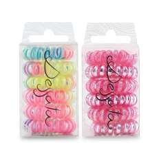 Dessata Pack de Coleteros con Forma Espiral Para el Cabello 6uds