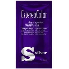 EstereoColor Intensive Silver Mask Shock Corrector Intensivo Para Cabellos Rubios y Decolorados 50ml