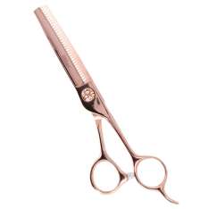 Eurostil Tijera Profesional De Esculpir Atenea Rose Gold 5.75"