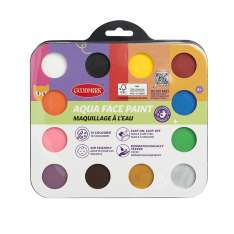 Goodmark Paleta de Maquillaje Facial Aquacolor 12 Colores
