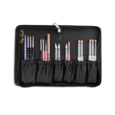 Inocos Estuche Negro de Pinceles Capacidad de 21uds