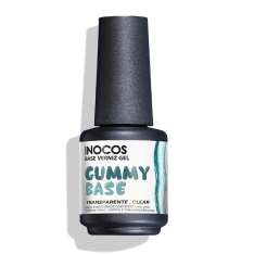 Inocos Verniz Gel Gummy Base de Esmalte Transparente 15 ml