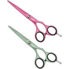 Jaguar White Line Pastell Plus Crane Tijera Profesional Para el Cabello 5.5"