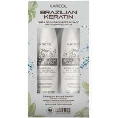 Kareol Brazilian Keratine Kit Post Alisado Champú 300ml + Acondicionador 300ml
