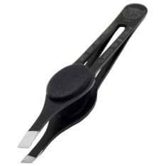 Kiepe Ceramic Look Pinzas Para Depilar de Acero Inoxidable Negro