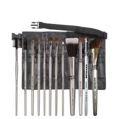 Kryolan Cinturón Para Pinceles y Accesorios con 12 Pinceles
