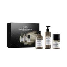 L’Oréal Serie Expert Cofre Meteora Absolut Repair Molecular Champú + Sérum Leave In + Mascarilla Para Cabello Dañado