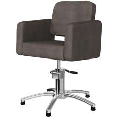 Odry Sillón de Altura Ajustable con Base Estrella Marrón