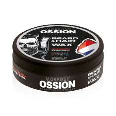 Ossion Beard & Hair Wax Cera Mate Para Barba y Cabello 175ml