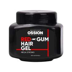 Ossion Red Gum Gel Para el Cabello De Fijación Mega Fuerte 300ml