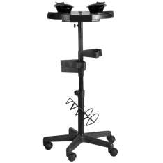 Perfect Beauty Sigma Negro Carro Auxiliar con Bandejas y 2 Bowls