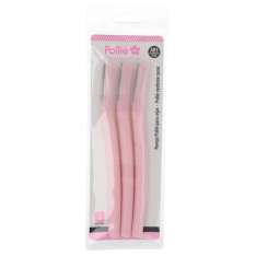 Pollié Pack de 3 Navajas Para Cejas 15cm