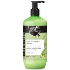 Real Natura Aloe Vera Hidra Champú Hidratante Para Cabello Débil 500ml