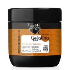 Real Natura Pro Cachos Gelatina de Definición Para Cabello Rizado 500ml
