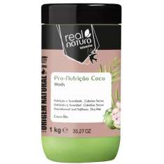 Real Natura Pro Nutrição Mascarilla de Coco Nutritiva y Suavizante Para Cabello Seco 1000ml