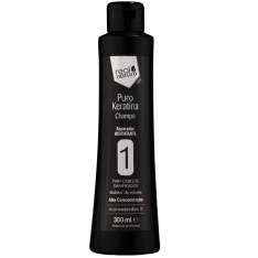 Real Natura Puro Keratina Champú Reparador e Hidratante para Cabello Dañado 300ml