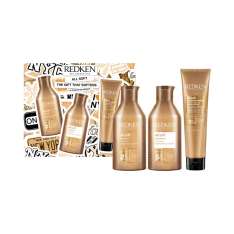 Redken Cofre All Soft Champú + Acondicionador + Tratamiento Leave In para Cabello Seco