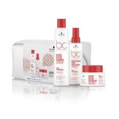 Schwarzkopf Bonacure Repair Rescue Pack de Regalo Champú + Mascarilla + Spray Acondicionador Cabello Dañado