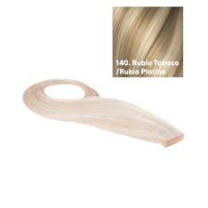 Seiseta Tape In Extensión con Cinta Adhesiva Invisible 40/45cm 6uds 140. Rubio Tabaco/Rubio Platino