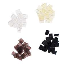 Seiseta Tips de Queratina Transparente para Extensiones de Cabello 25 Und