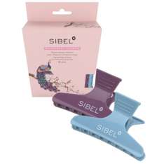 Sibel Butterfly Clamps Pack de Pinzas Mariposa Turquesa y Ciruela 6uds