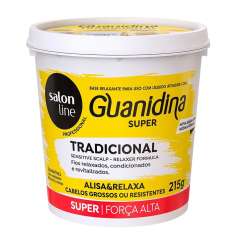 Salon Line Guanidina Super Tradicional Para el Cabello Grueso 215GR