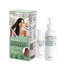 Veg Liss Alisado Brasileño Para el Cabello de Keratina Vegetal