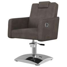 Versa Plus Sillón Reclinable con Base Cromada Marrón