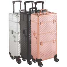 Xanitalia Trolley Nica Diamantes Maleta de Peluquería y Estética
