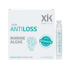 XiK Hair Ampollas Antiloss - Anticaída con algas minerales 12 x 7 ml
