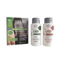 Xik Hair XIKLISS Kit de Alisado Brasileño sin Formol Champú + Alisador 100ml
